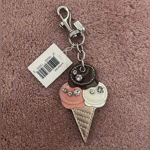 RARE Coach Ice Cream Key Holder